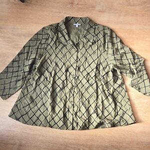 HABITAT Relaxed Fit Button Down Shirt Sz XXL
